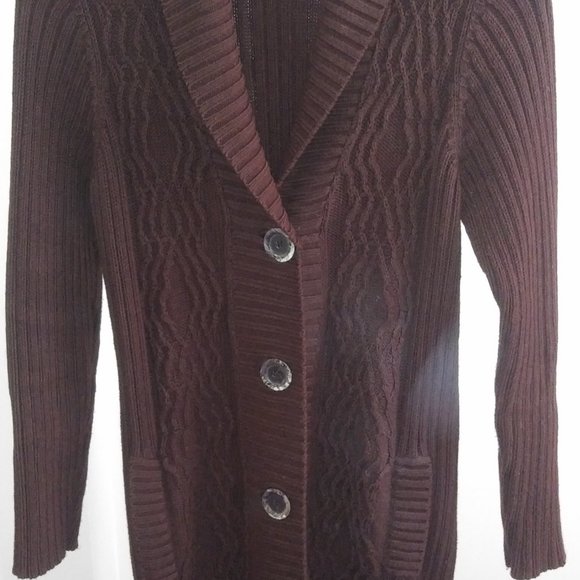 Jones New York Long Cardigan - Size L - Picture 1 of 3